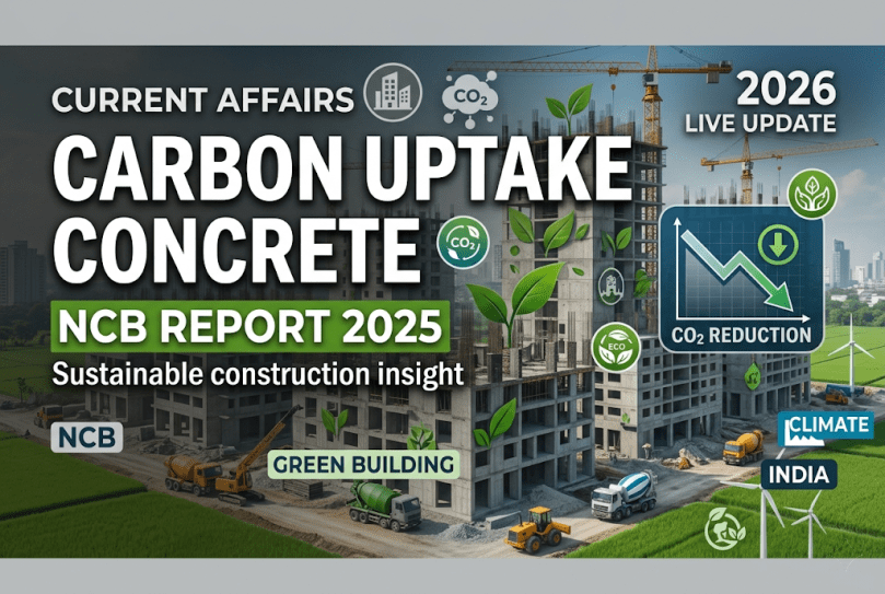 NCB Report 2025 Highlights Carbon Uptake Potential of Concrete in India
