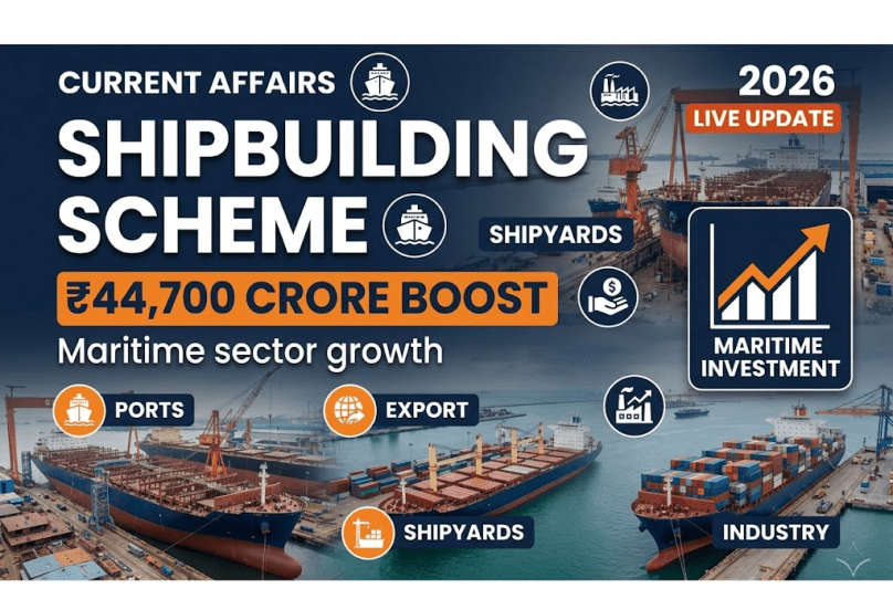 Shipbuilding Financial Assistance Scheme 2025: ₹44,700 Crore Boost to Maritime Sector