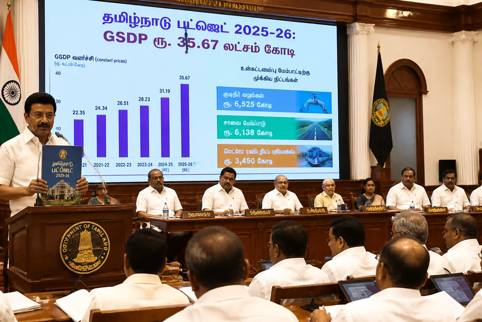Tamil Nadu Budget 2025-26: GSDP and Economic Targets for 2026