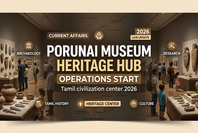 Porunai Museum Establishes Operations as Heritage Hub