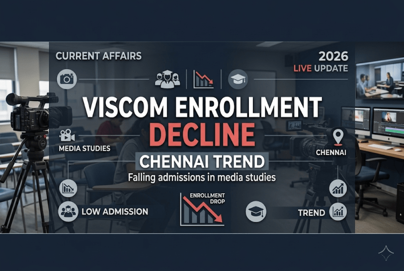 Drastic Decline in Viscom Course Enrollments in Chennai