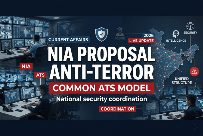 NIA Proposes Common Anti-Terrorism Squad Structure for All States