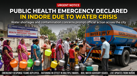 Public Health Emergency Declared in Indore Due to Water Crisis
