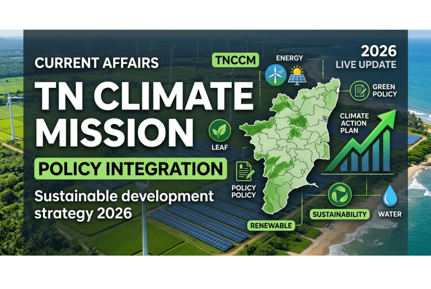 Tamil Nadu Climate Change Mission (TNCCM) Key Policy Integration