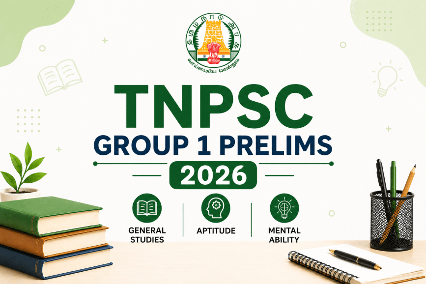 TNPSC Group 1 Preliminary Examination for Recruitment 2026